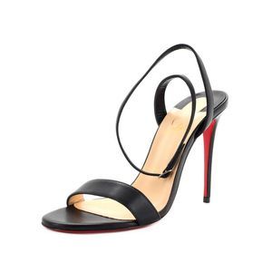 Christian Louboutin Loubigirl Sandals Leather 100 Black